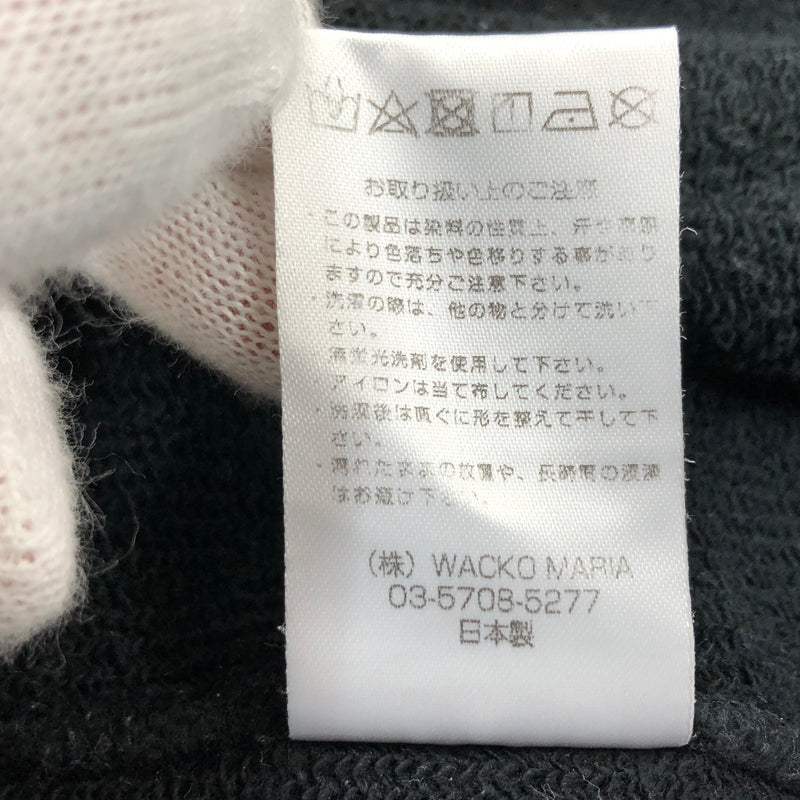 【中古品】【メンズ】 WACKO MARIA ワコマリア HEAVY WEIGHT CREW NECK SWEAT SHIRT 23FW-WMC-SS02 ヘビーウェイト クルーネック スウェットシャツ トレーナー トップス 142-260827-hn-03-fur サイズ：M カラー：ブラック 万代Net店