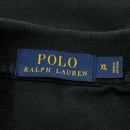【現状渡し品】【メンズ】 POLO RALPH LAUREN ポロラルフローレン POLO SHIRT S/S 半袖ポロシャツ トップス 145-260614-hn-04-fur サイズ：XL カラー：ブラック 万代Net店