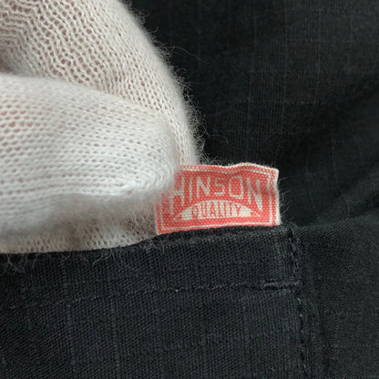 【中古品】【メンズ】 HINSON ヒンソン 6POCKET CARGO PANTS 203-1421 6ポケット カーゴパンツ ミリタリー ボトムス 158-260827-hn-04-fur サイズ：L カラー：ブラック 万代Net店