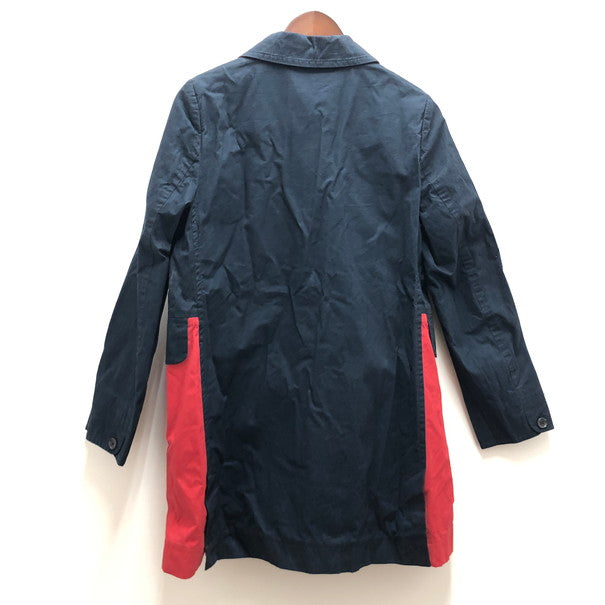 【中古品】【メンズ】 コーチ レインコート ステンカラーコート ジャケット (fuz) 147-251101-nm-14-fuz サイズ：S カラー：ネイビー/レッド 万代Net店