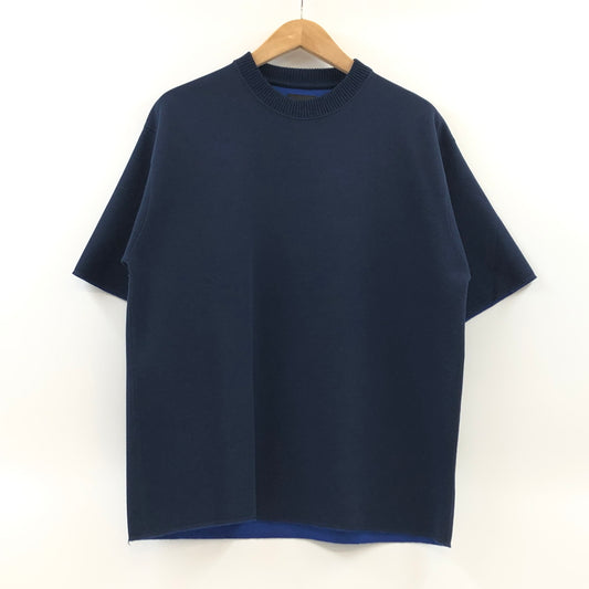【中古美品】【メンズ】 BEAMS ビームス CREWNECK S/S TEE 11-03-0023-803 カノコ天竺 クルーネック 半袖Tシャツ トップス 147-260614-hn-05-fur サイズ：S カラー：ネイビー 万代Net店