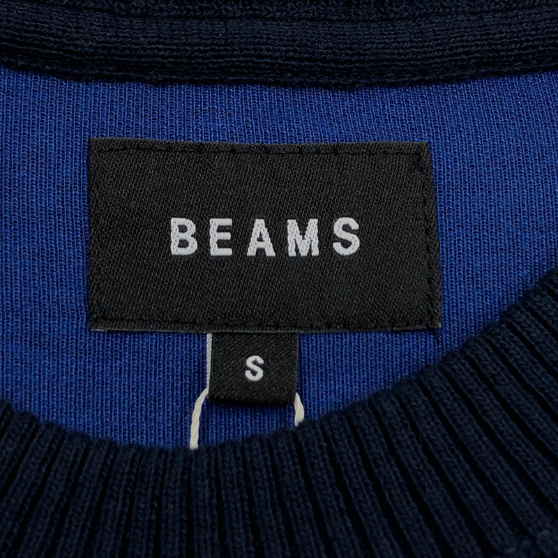 【中古美品】【メンズ】 BEAMS ビームス CREWNECK S/S TEE 11-03-0023-803 カノコ天竺 クルーネック 半袖Tシャツ トップス 147-260614-hn-05-fur サイズ：S カラー：ネイビー 万代Net店