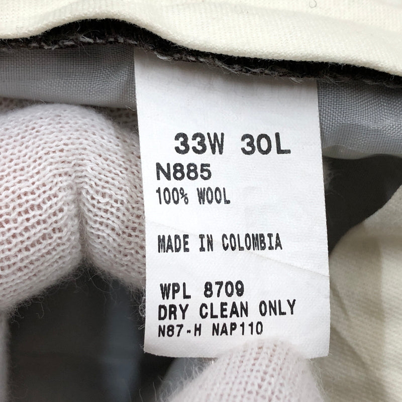 【現状渡し品】【メンズ】 NAUTICA ノーティカ TWO－PLEAT WOOL SLACKS N885 2プリーツ ウールスラックス パンツ ボトムス 158-260827-hn-05-fur サイズ：33×30 カラー：ブラウン 万代Net店