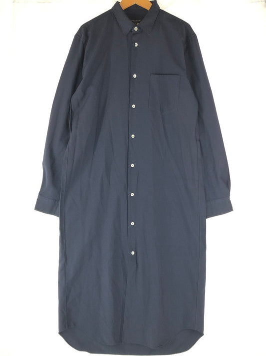 【中古品】【メンズ】 COMME des GARCONS HOMME PLUS コムデギャルソンオムプリュス PA-B030 LONG SHIRT ロングシャツ 長袖シャツ 140-240823-na-3-tag サイズ：S カラー：ネイビー 万代Net店