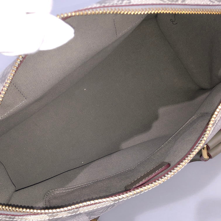 【中古品】【メンズ/レディース】 LOEWE ロエベ MADRID 1846 グレーロゴデザイン　ハンドバック 189-260215-SY-04-iwa 万代Net店