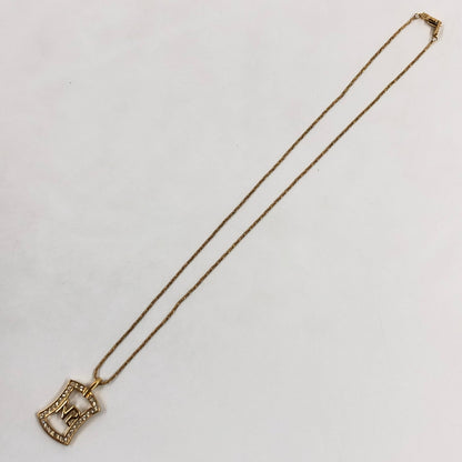 【中古品】【レディース】 NINA RICCI ニナリッチ LOGO NECKLACE ロゴネックレス ペンダント アクセサリー 193-260827-hn-06-fur カラー：ゴールド 万代Net店