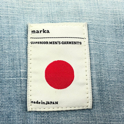 【ジャンク品】【メンズ】 marka マーカ デニムシャツ カジュアルシャツ トップス 140-260316-hn-05-fur サイズ：1 カラー：ブルー系 万代Net店