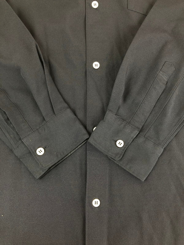 【中古品】【メンズ】 COMME des GARCONS HOMME PLUS コムデギャルソンオムプリュス PA-B030 LONG SHIRT ロングシャツ 長袖シャツ 140-240823-na-3-tag サイズ：S カラー：ネイビー 万代Net店