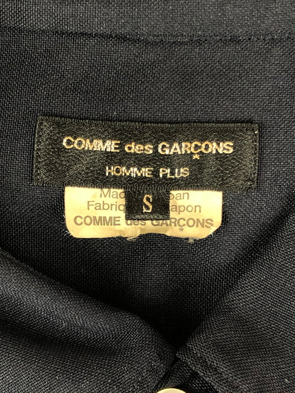 【中古品】【メンズ】 COMME des GARCONS HOMME PLUS コムデギャルソンオムプリュス PA-B030 LONG SHIRT ロングシャツ 長袖シャツ 140-240823-na-3-tag サイズ：S カラー：ネイビー 万代Net店