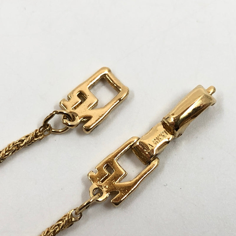 【中古品】【レディース】 NINA RICCI ニナリッチ LOGO NECKLACE ロゴネックレス ペンダント アクセサリー 193-260827-hn-06-fur カラー：ゴールド 万代Net店