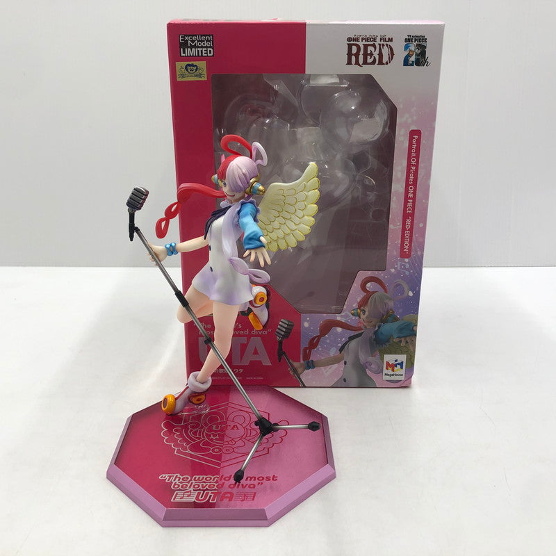 【中古品】 P.O.P ワンピース RED-EDITION 世界の歌姫 ウタ フィギュア 047-260812-ns-06-tei 万代Net店