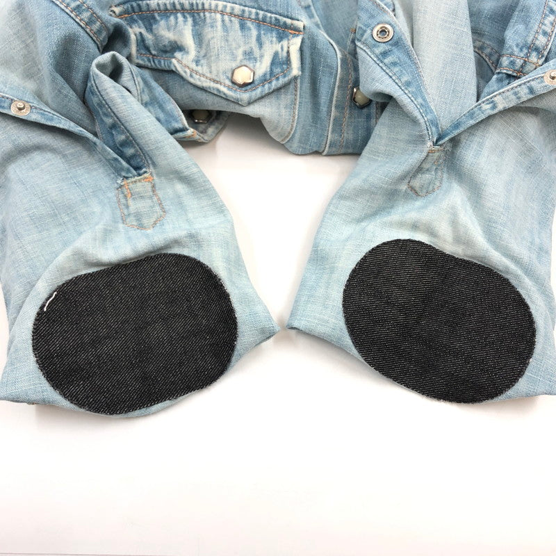 【ジャンク品】【メンズ】 marka マーカ デニムシャツ カジュアルシャツ トップス 140-260316-hn-05-fur サイズ：1 カラー：ブルー系 万代Net店