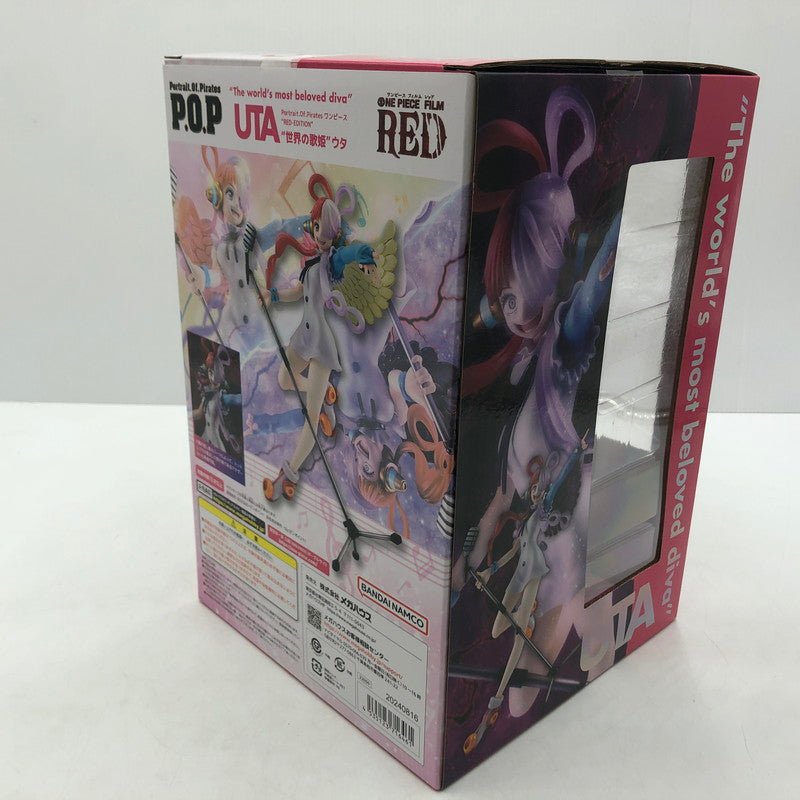 【中古品】 P.O.P ワンピース RED-EDITION 世界の歌姫 ウタ フィギュア 047-260812-ns-06-tei 万代Net店