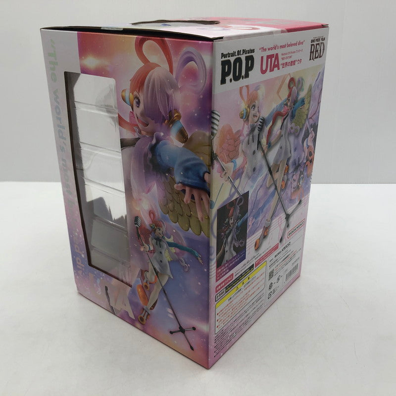 【中古品】 P.O.P ワンピース RED-EDITION 世界の歌姫 ウタ フィギュア 047-260812-ns-06-tei 万代Net店