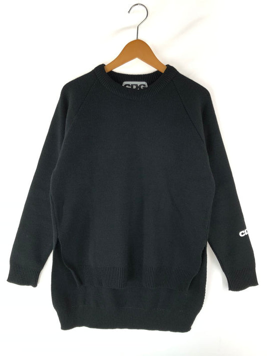 【中古品】【メンズ】 COMME des GARCONS コムデギャルソン LOCHAVEN OF SCOTLAND ロックエーベン オブ スコットランド SZ-N005 SIDE SLIT PULLOVER KNIT サイドスリットプルオーバーニット セーター 140-240823-na-5-tag サイズ：M カラー：ブラック 万代Net店