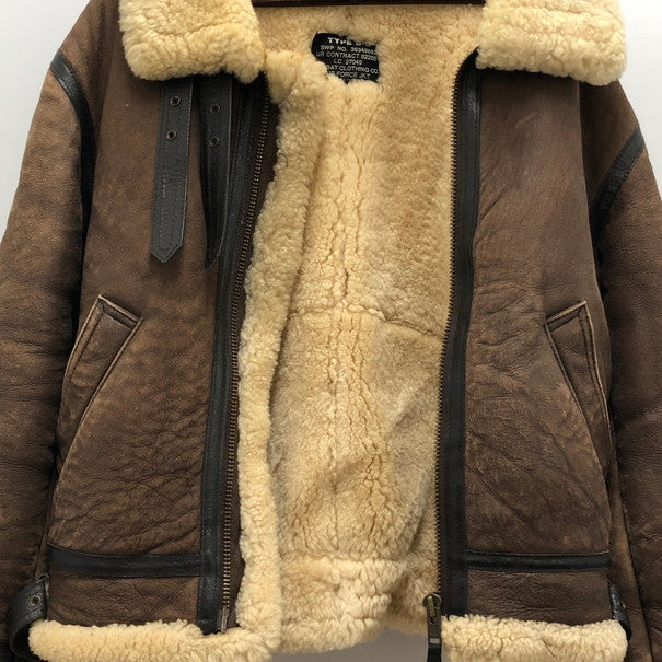 【中古品】【メンズ】  COMBAT CLOTHING CO.  B-3 フライトジャケット 147-250228-wy-01-tomh サイズ：M カラー：ブラウン 万代Net店