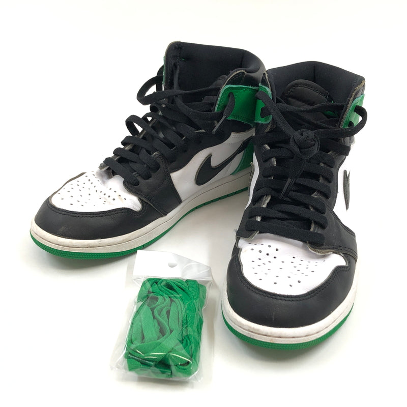 【現状渡し品】【メンズ/レディース】 NIKE ナイキ AIR JORDAN1 RETRO HIGH OG "CELTICS/BLACK AND LUCK GREEN"(2023) DZ5485-031 エアジョーダン1 レトロ ハイ OG 160-260827-hn-09-fur サイズ：25.0cm US7 カラー：グリーン/ホワイト/ブラック 万代Net店