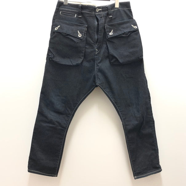 【中古品】【メンズ】 NATAL DESIGN ネイタルデザイン NATAL DESIGN G55 SAROUEL FLAP DENIM PANTS 153-250225-wy-4-tomh サイズ：W34 カラー：インディゴ 万代Net店