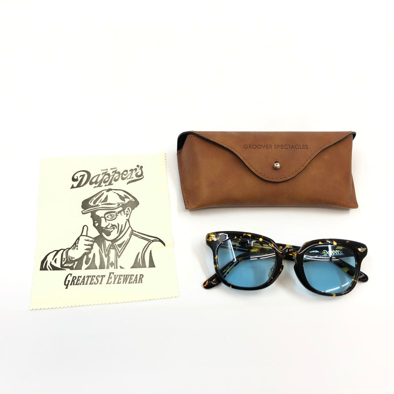 【中古品】【メンズ/レディース】 DAPPER'S×GROOVER ダッパーズ × グルーバー TORTOISESHELL DESIGN SUNGLASSES トートシェルデザイン サングラス アイウェア 203-260614-hn-10-fur サイズ：50ロ22-145 カラー：ブラウンデミ 万代Net店