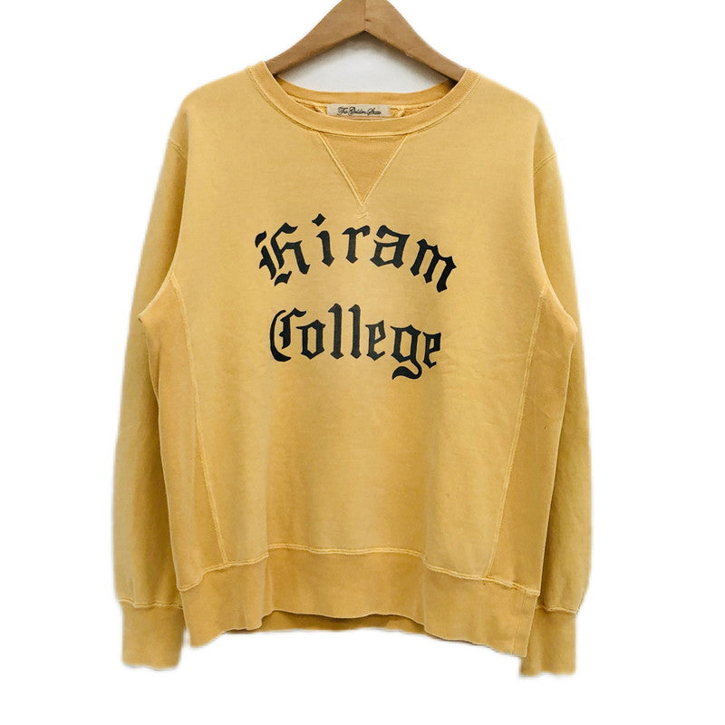 【現状渡し品】【メンズ】 REMI RELIEF レミレリーフ ロゴスウェット トレーナー 長袖 トップス 140-250305-hn-03-fur サイズ：M カラー：イエロー 万代Net店