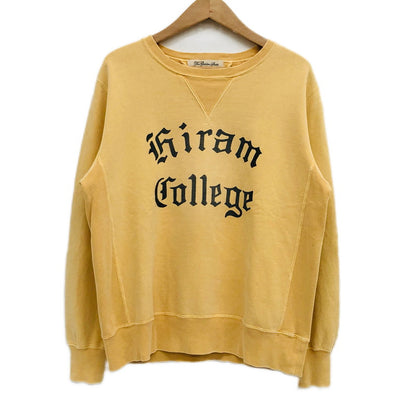 【現状渡し品】【メンズ】 REMI RELIEF レミレリーフ ロゴスウェット トレーナー 長袖 トップス 140-250305-hn-03-fur サイズ：M カラー：イエロー 万代Net店