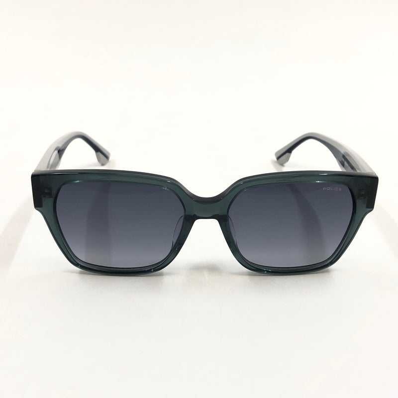 【中古品】【メンズ】 POLICE ポリス STRIPE SQUARE WELLINGTON SUNGLASSES SPLA67JM78L ストライプ スクエアウェリントン サングラス アイウェア 203-260614-hn-12-fur サイズ：54ロ17 143 カラー：ブラック/ホワイト 万代Net店