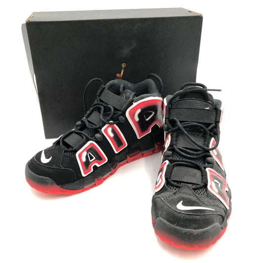 【中古品】【メンズ】 NIKE ナイキ 【箱別注意】CJ6129-001/AIR MORE UPTEMPO LASER CRIMSON 160-250223-NS-6-iwa サイズ：25.5 カラー：ブラック ホワイト レッド 万代Net店