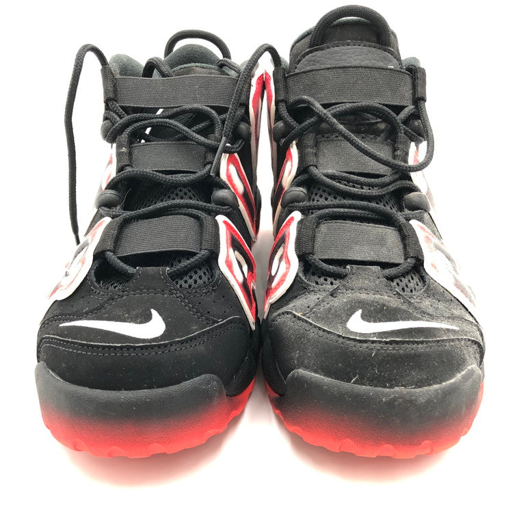 【中古品】【メンズ】 NIKE ナイキ 【箱別注意】CJ6129-001/AIR MORE UPTEMPO LASER CRIMSON 160-250223-NS-6-iwa サイズ：25.5 カラー：ブラック ホワイト レッド 万代Net店