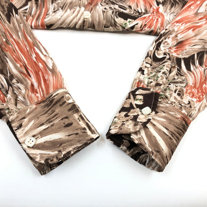 【中古品】【メンズ】 WALTER PYE'S BY D'AVILA DESIGN ウォルター パイズ バイ ダヴィラ デザイン DESIGN L/S SHIRT デザイン 長袖シャツ トップス 146-260614-hn-13-fur サイズ：M カラー：ブラウン系 万代Net店