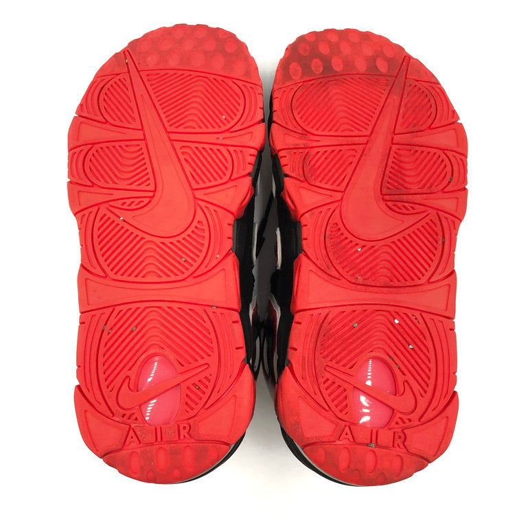 【中古品】【メンズ】 NIKE ナイキ 【箱別注意】CJ6129-001/AIR MORE UPTEMPO LASER CRIMSON 160-250223-NS-6-iwa サイズ：25.5 カラー：ブラック ホワイト レッド 万代Net店