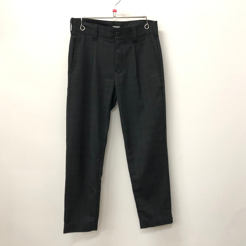 【中古品】【メンズ】 Carhartt カーハート TROUSERS PANT トラウザーズ パンツ ボトムス 156-240226-yo-4-tei サイズ：30 カラー：チェック 黒 万代Net店