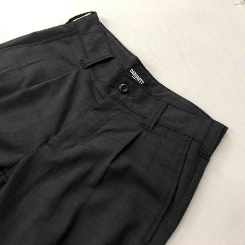 【中古品】【メンズ】 Carhartt カーハート TROUSERS PANT トラウザーズ パンツ ボトムス 156-240226-yo-4-tei サイズ：30 カラー：チェック 黒 万代Net店