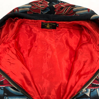 【現状渡し品】【メンズ】 CHRISTIAN AUDIGIER クリスチャンオードジェー 総柄パーカー フルジップ スウェット トップス 141-251012-hn-01-fur サイズ：M カラー：マルチカラー 万代Net店