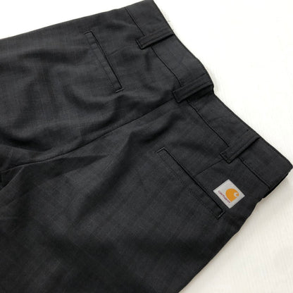 【中古品】【メンズ】 Carhartt カーハート TROUSERS PANT トラウザーズ パンツ ボトムス 156-240226-yo-4-tei サイズ：30 カラー：チェック 黒 万代Net店