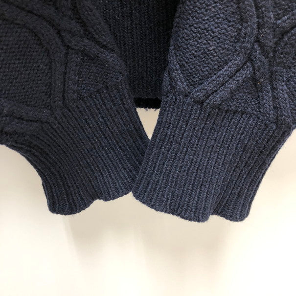 【中古品】【メンズ】  DREW&CO ケーブルニットセーター 147-250319-wy-06-tomh カラー：NAVY 万代Net店