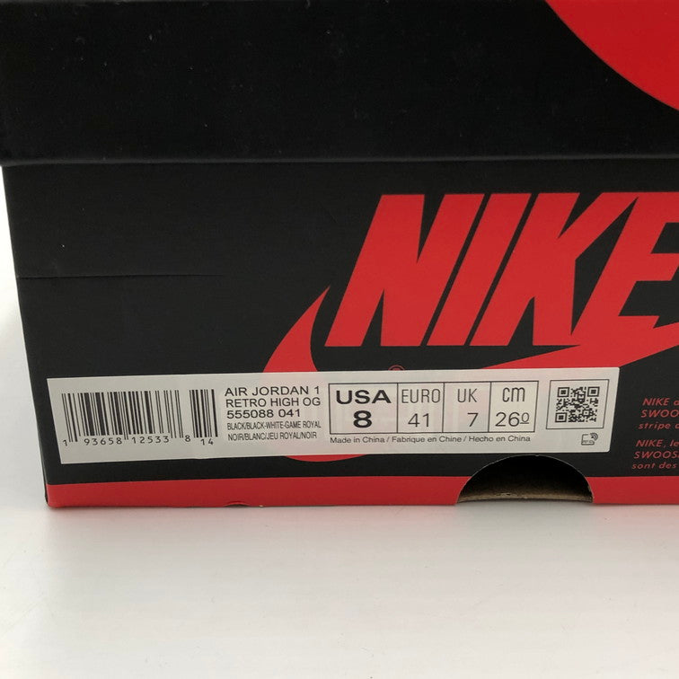 【中古品】【メンズ】 NIKE ナイキ 555088-081/AIR JORDAN １ RETRO HIGH OG CRIMSON TINT 靴 スニーカー 160-250223-NS-7-iwa サイズ：26 カラー：ピンク ブラック ホワイト 万代Net店