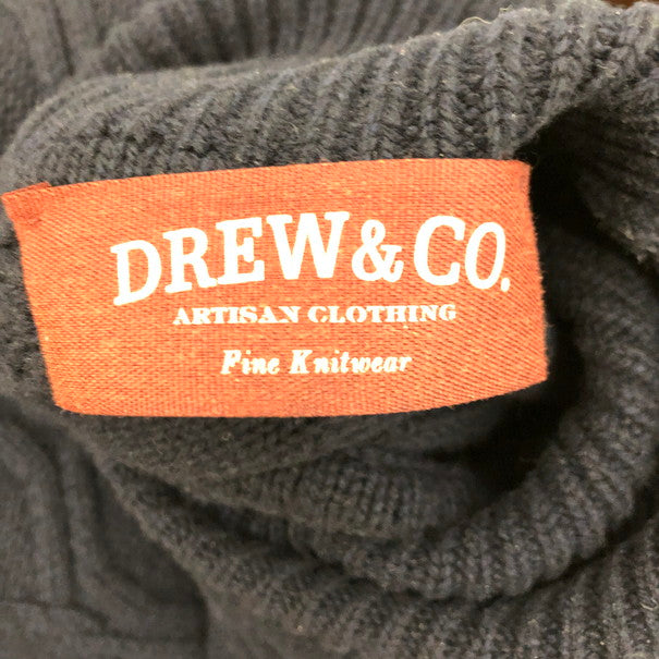 【中古品】【メンズ】  DREW&CO ケーブルニットセーター 147-250319-wy-06-tomh カラー：NAVY 万代Net店