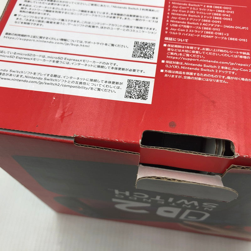 【中古品】 Nintendo Switch2 ニンテンドースイッチ2 国内版 日本語版 BEE-S-KB6CA 035-261006-ns-02-teih 万代Net店