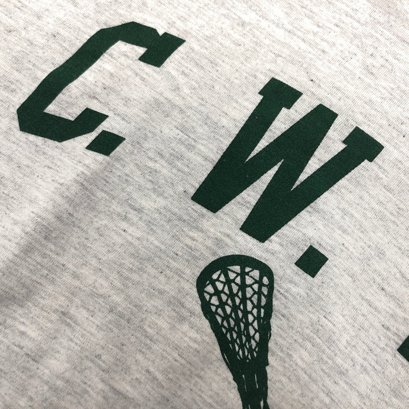 【中古品】【メンズ】 RUSSELL ラッセル 90S "C.W. POST LAX" S/S TEE 袖シングル 半袖Tシャツ トップス 146-260829-hn-07-fur サイズ：XL カラー：グレー 万代Net店