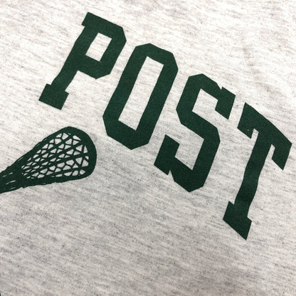 【中古品】【メンズ】 RUSSELL ラッセル 90S "C.W. POST LAX" S/S TEE 袖シングル 半袖Tシャツ トップス 146-260829-hn-07-fur サイズ：XL カラー：グレー 万代Net店