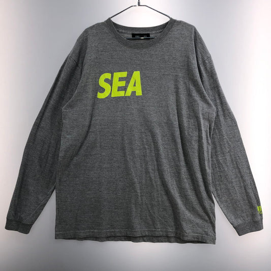 【中古品】【メンズ】 WIND AND SEA L/S TEE ロンＴ 長袖 Tシャツ 147-260223-SY-03-iwa サイズ：L 万代Net店