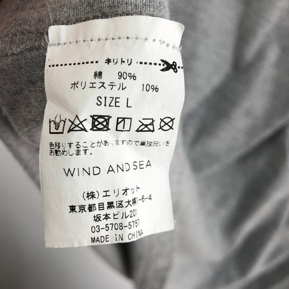 【中古品】【メンズ】 WIND AND SEA L/S TEE ロンＴ 長袖 Tシャツ 147-260223-SY-03-iwa サイズ：L 万代Net店