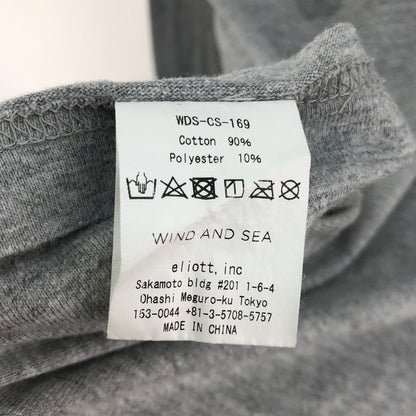 【中古品】【メンズ】 WIND AND SEA L/S TEE ロンＴ 長袖 Tシャツ 147-260223-SY-03-iwa サイズ：L 万代Net店