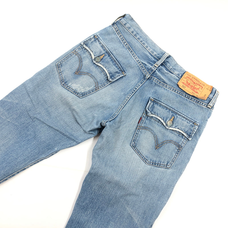 【現状渡し品】【メンズ】 LEVI'S リーバイス 00S 517 BOOT CUT DENIM PANTS R0517-00 ブーツカット デニムパンツ ボトムス 157-260830-hn-01-fur サイズ：32×33 カラー：ブルー系 万代Net店