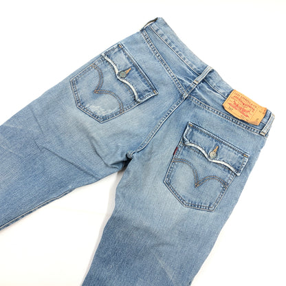 【現状渡し品】【メンズ】 LEVI'S リーバイス 00S 517 BOOT CUT DENIM PANTS R0517-00 ブーツカット デニムパンツ ボトムス 157-260830-hn-01-fur サイズ：32×33 カラー：ブルー系 万代Net店