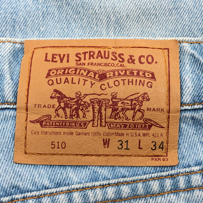 【現状渡し品】【メンズ】 LEVI'S リーバイス 510 DENIM PANTS 00510-7417 デニムパンツ ボトムス 157-260830-hn-03-fur サイズ：31×34 カラー：ブルー系 万代Net店