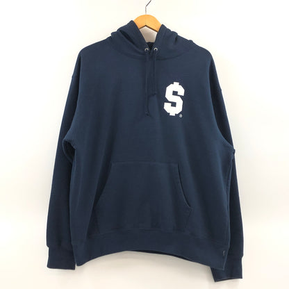 【中古品】【メンズ】 SUPREME シュプリーム ＄ HOODED SWEATSHIRT フーデッド スウェットシャツ パーカー トップス 149-260830-hn-05-fur サイズ：L カラー：ネイビー 万代Net店