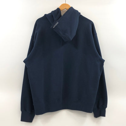 【中古品】【メンズ】 SUPREME シュプリーム ＄ HOODED SWEATSHIRT フーデッド スウェットシャツ パーカー トップス 149-260830-hn-05-fur サイズ：L カラー：ネイビー 万代Net店