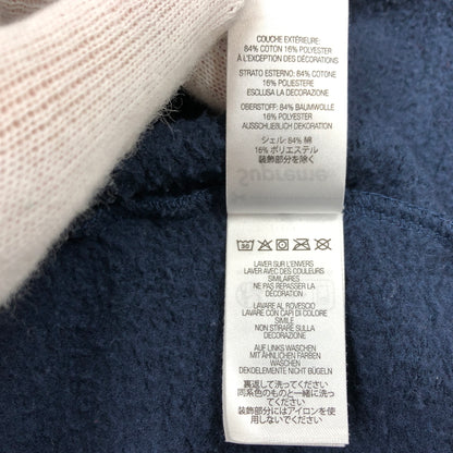 【中古品】【メンズ】 SUPREME シュプリーム ＄ HOODED SWEATSHIRT フーデッド スウェットシャツ パーカー トップス 149-260830-hn-05-fur サイズ：L カラー：ネイビー 万代Net店