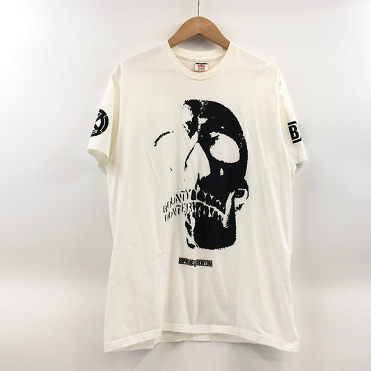 【中古品】【メンズ】 SUPREME シュプリーム × BOUNTY HUNTER バウンティハンター 23AW SKULLS TEE 半袖Tシャツ トップス 149-260830-hn-06-fur サイズ：L カラー：ホワイト 万代Net店
